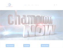 Tablet Screenshot of championnow.org
